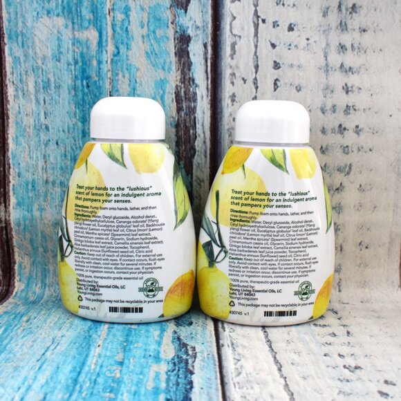 SET OF 2 - Young Living Lushious Lemon Foaming Hand Soaps 8 fl. oz. NEW/SEALED - Picture 2 of 4